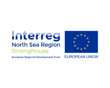 Logo Interreg North Sea Region Stronghouse